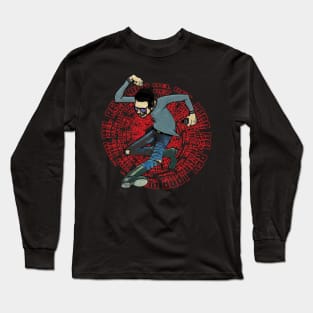 RM Brown: Ledron James Circle Vape Long Sleeve T-Shirt